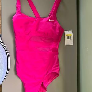 Small pink Nike swimsuit new with tag